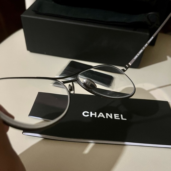 Chanel Titanium eyeglasses frame 56/15/140 - Picture 5 of 10